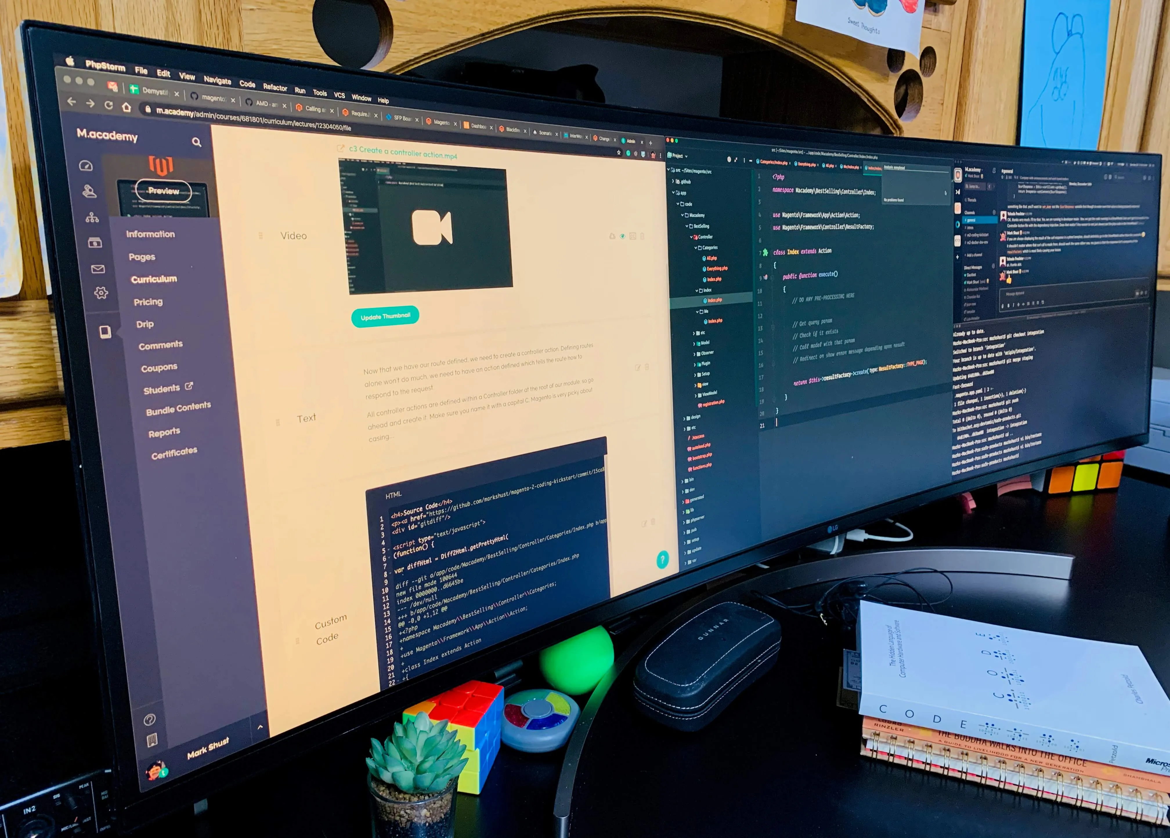 LG 49 Ultrawide screen side