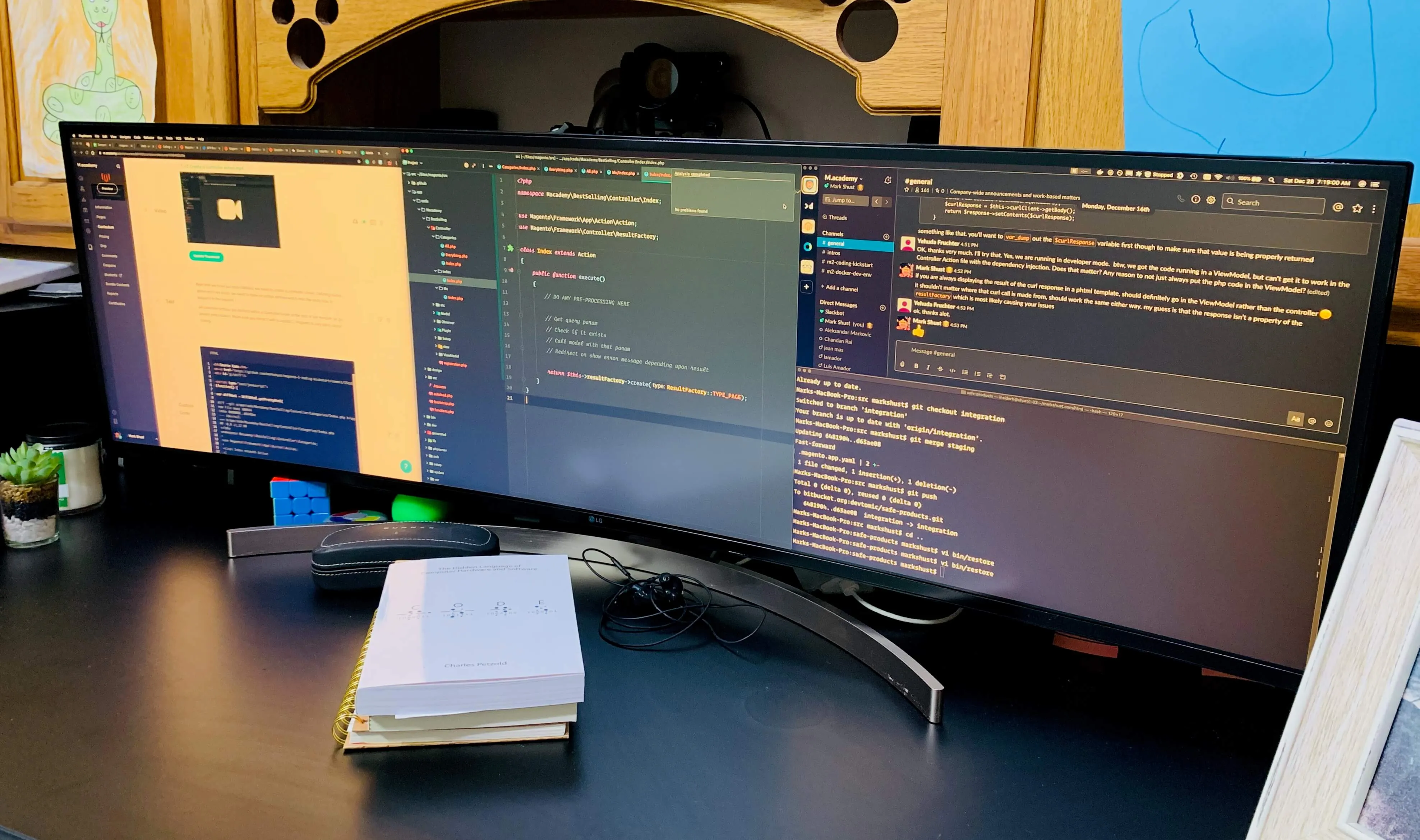LG 49 Ultrawide screen angle