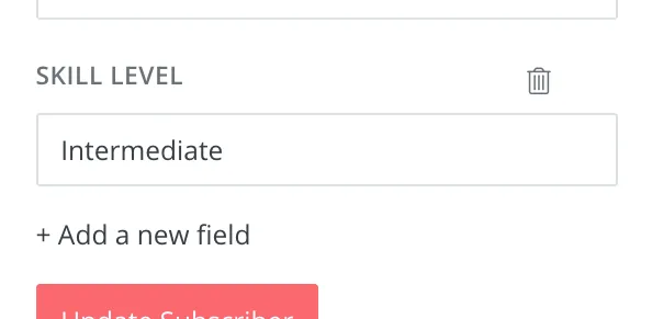 Custom field example