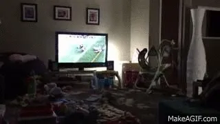 Tessel lighting up on NFL touchdown