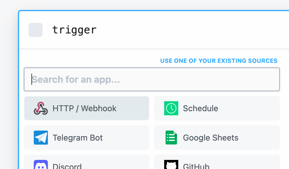 HTTP Webhook Trigger